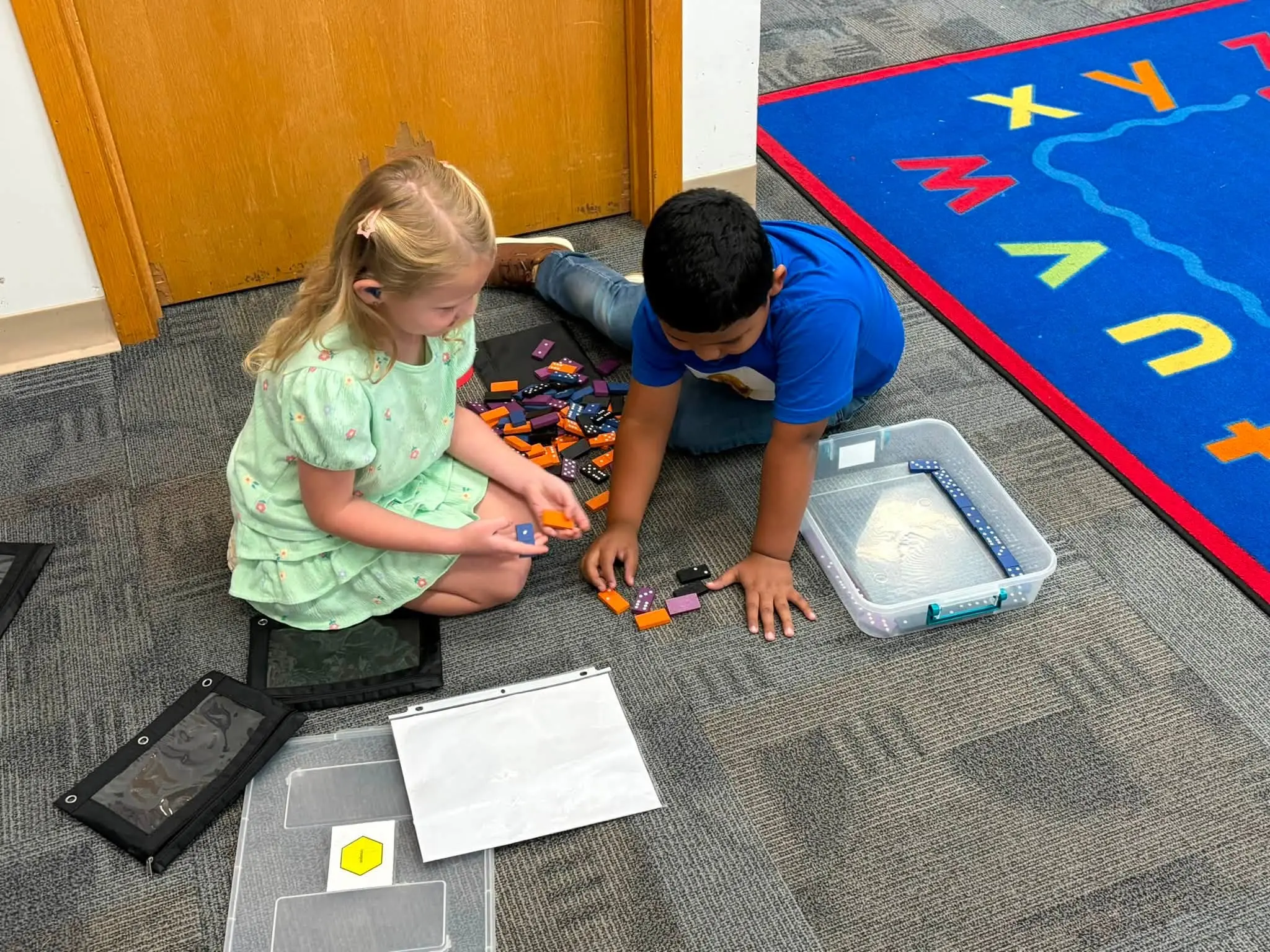 Young CCCSD students in the classroom
