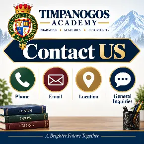 Contact Us with a picture of a phone, email, location