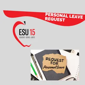 Personal leave request form for ESU 15 staff