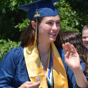 Senior graduate of BHS