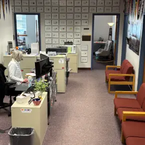 Counseling office interior