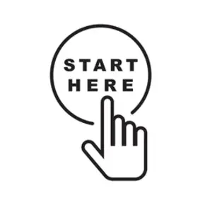 Start here logo