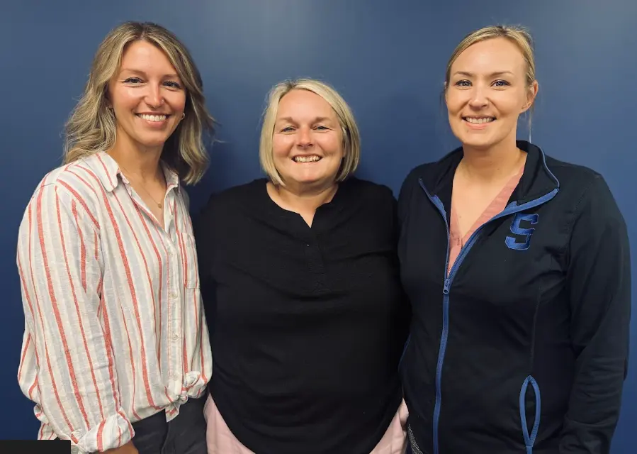 Susan Sund, Jackie Yackee, and Brittany Alcock
