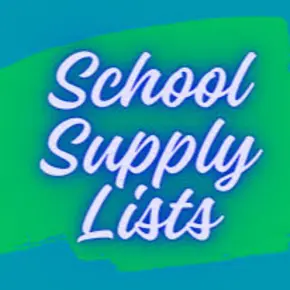 school supply lists