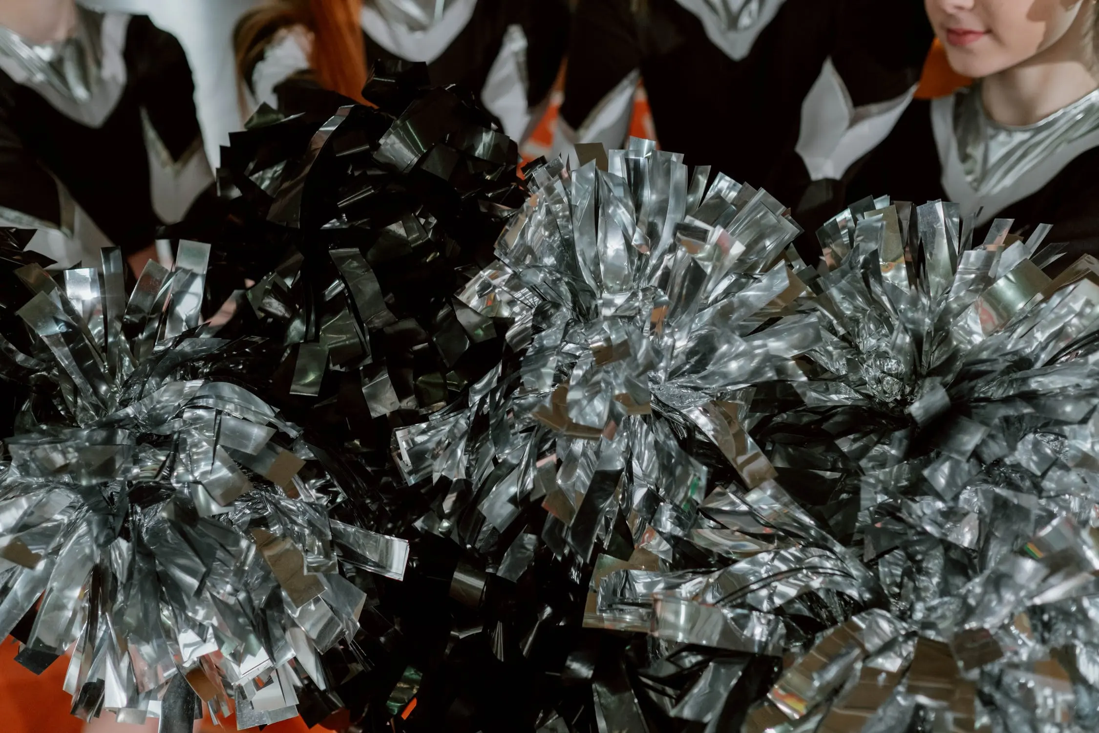 Cheer pom poms