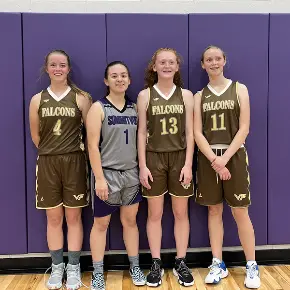 girls school basketball players
