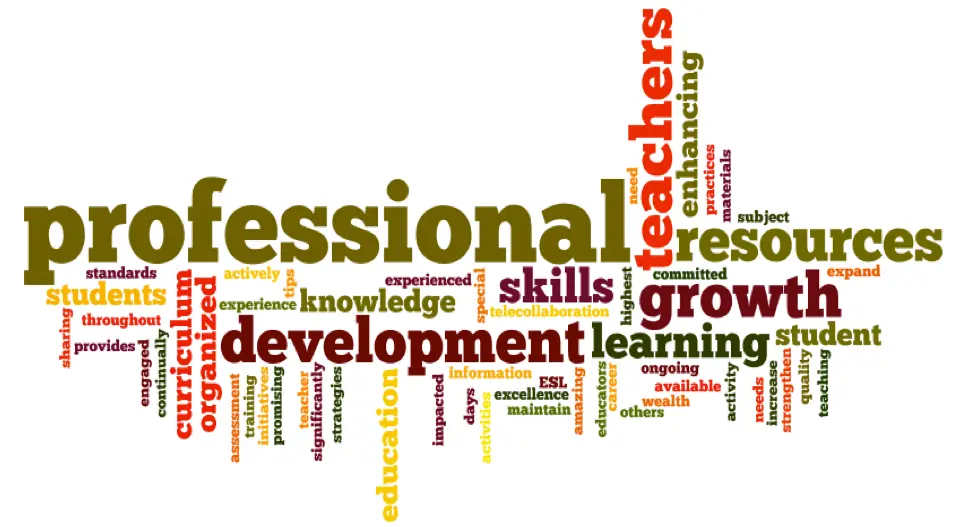 professional development wordcloud