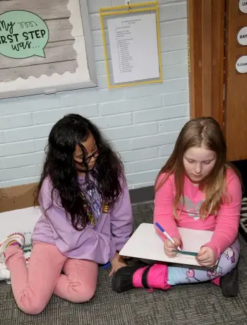 Students reading