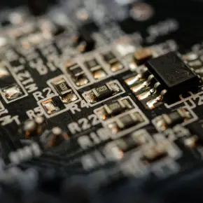 Circuit board inside a computer