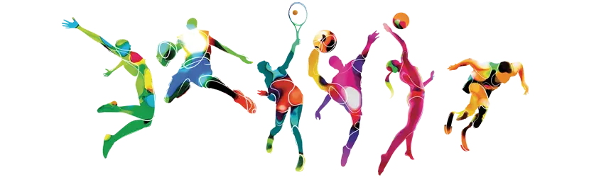 Colorful Athletes