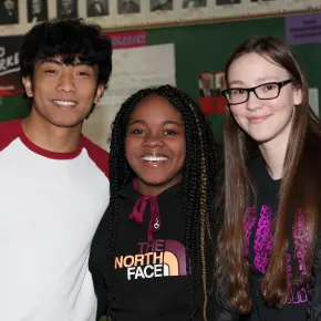 Image of three students