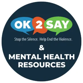 OK2SAY Stop the Silence. Help end Violence