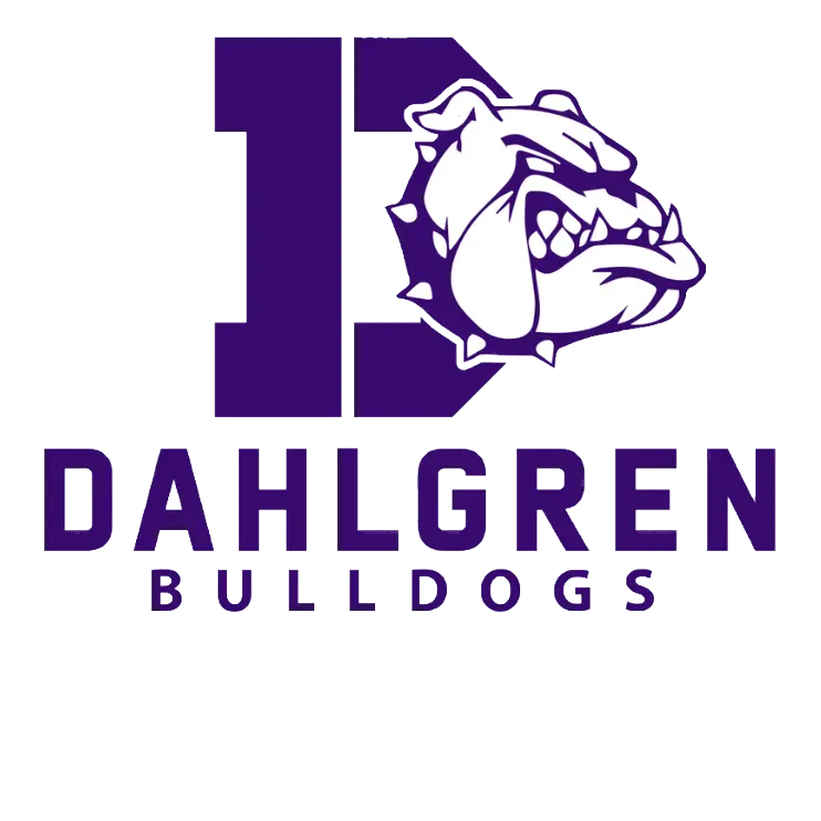 bulldog in purple