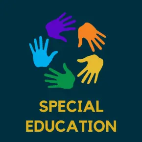 image of colorful hands for special education