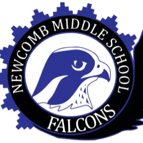 Newcomb Middle School Falcons Logo