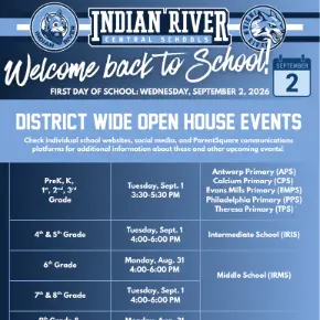 Save the Date(s): IRCSD Open House Events