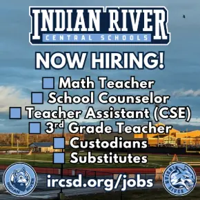 Image listing employment opportunities at IRCSD