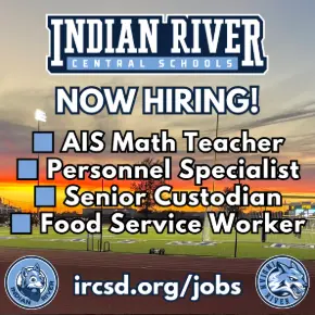 Image listing employment opportunities at IRCSD