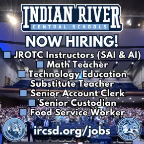 Image listing employment opportunities at IRCSD