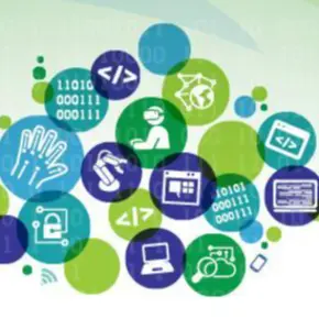 illustration of computer science symbols