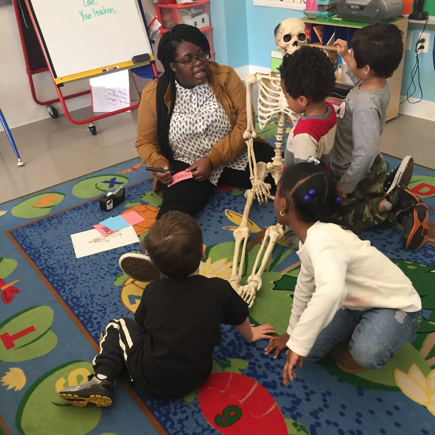 Students in a circle