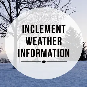 Inclement Weather School Delays & eLearning Information