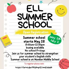 EL Summer School Registration
