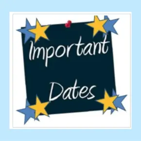 Important School Dates