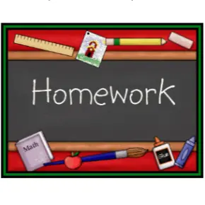 Middle School Homework Page