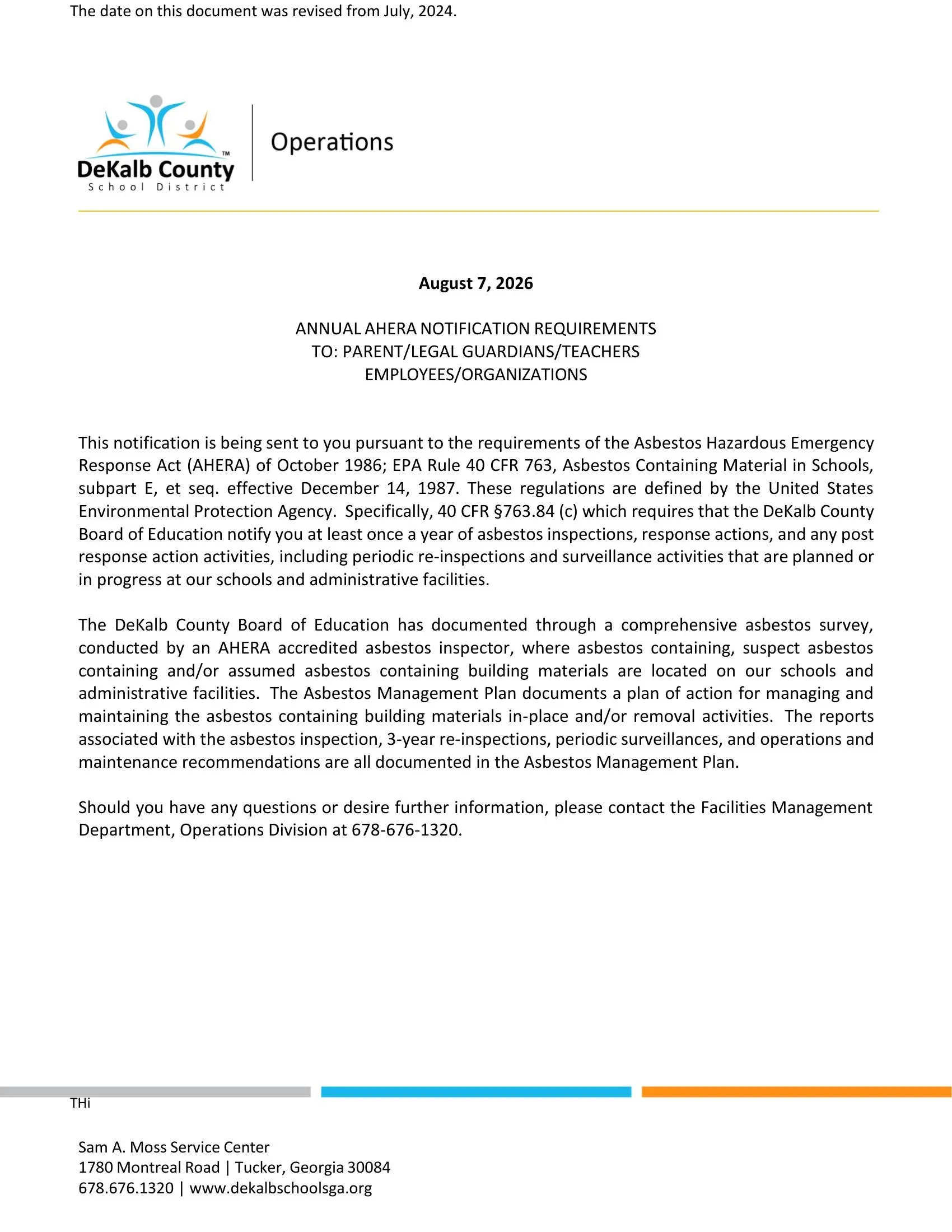 Annual Ahera Notification