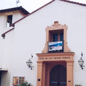 front entrance of school