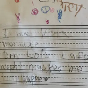 Student  Writing Testimonial