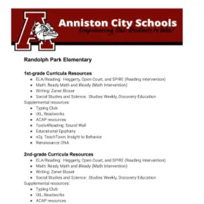 RPE Curriculum Resources