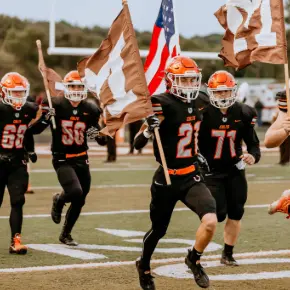 MHS Football Taking the Field