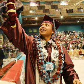 Student at Graduation