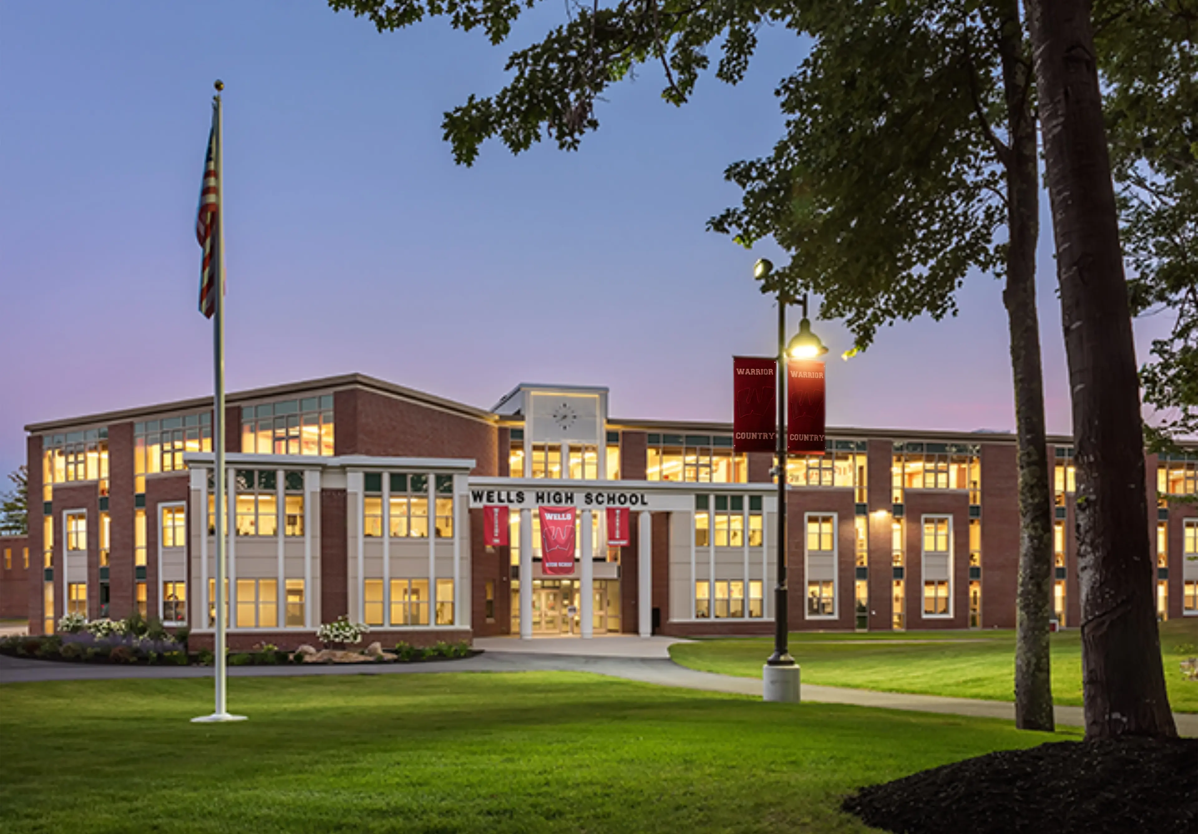 Exterior picture of Wells High School