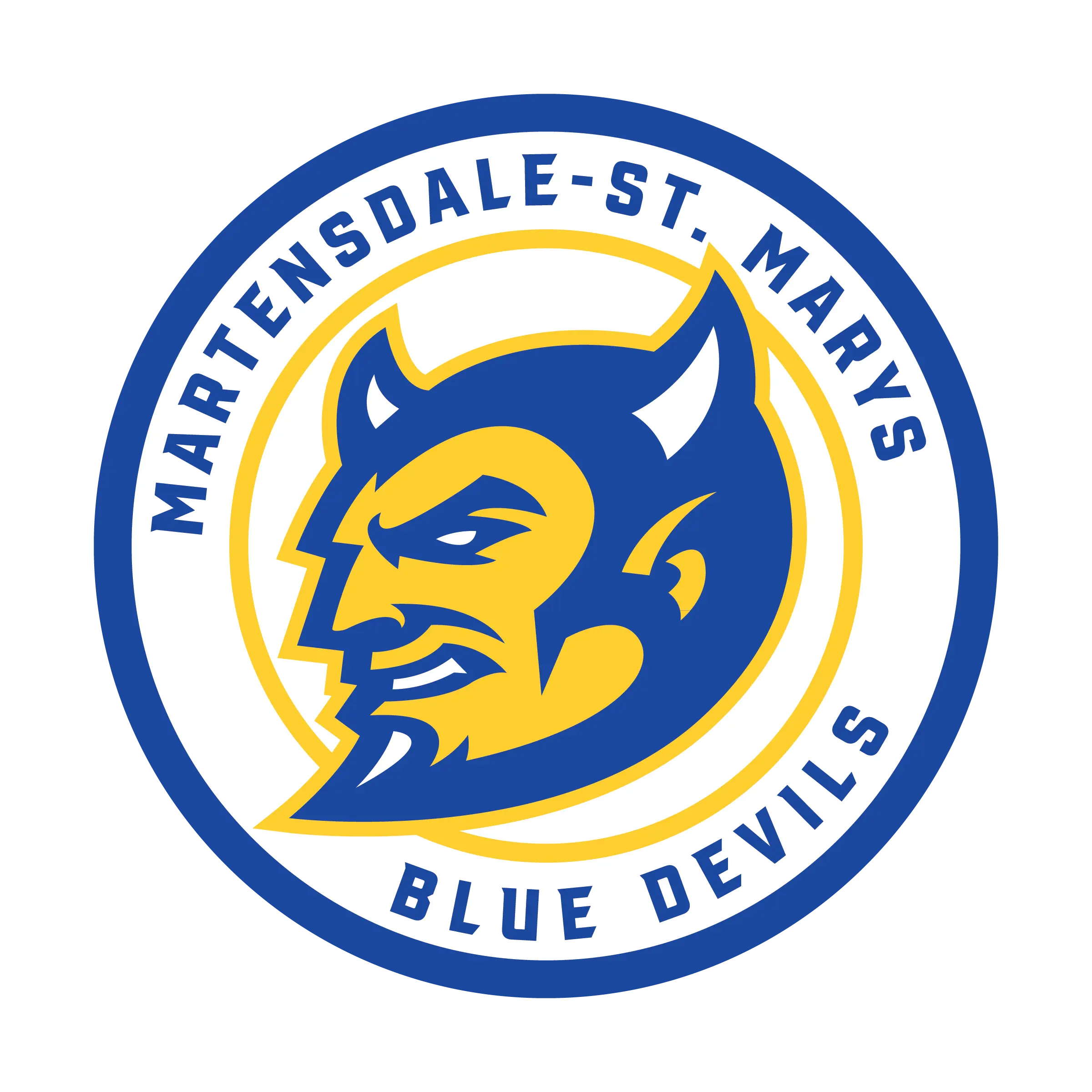 Devil Head in Circle