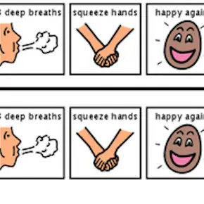 calming down strips