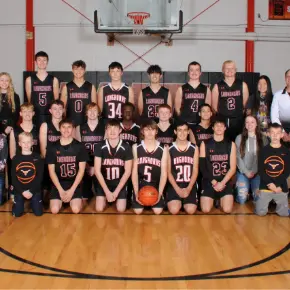 Boys basketball team photo