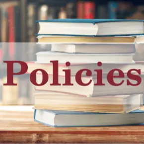 Policies - stack of boooks