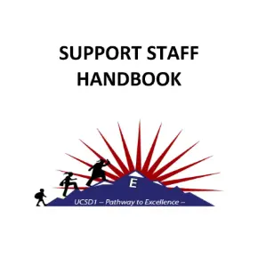 Support Staff Handbook 2025-26 and logo