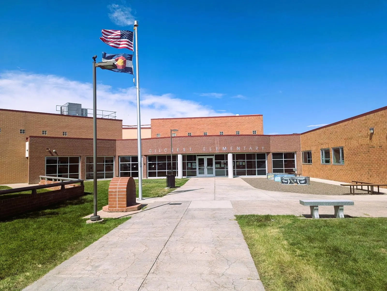 Gilcrest Elementary Main Entrance 