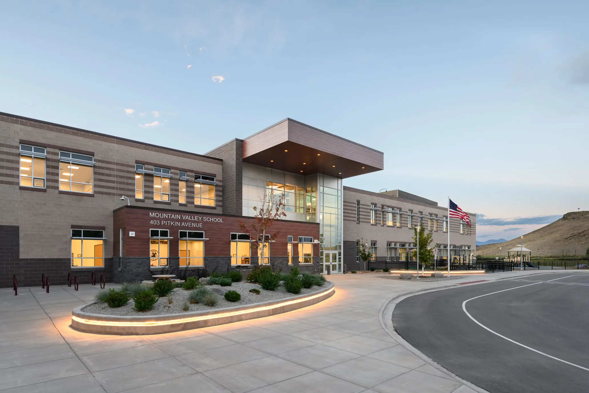 Mountain Valley School Main Entrance