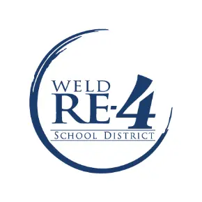 Weld RE-4 School District logo