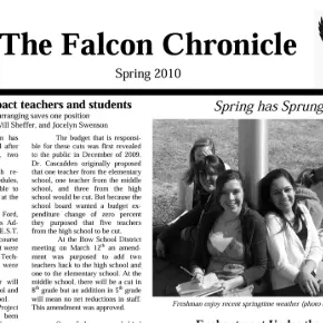 Newspaper clipping on if Bow Needs a High School
