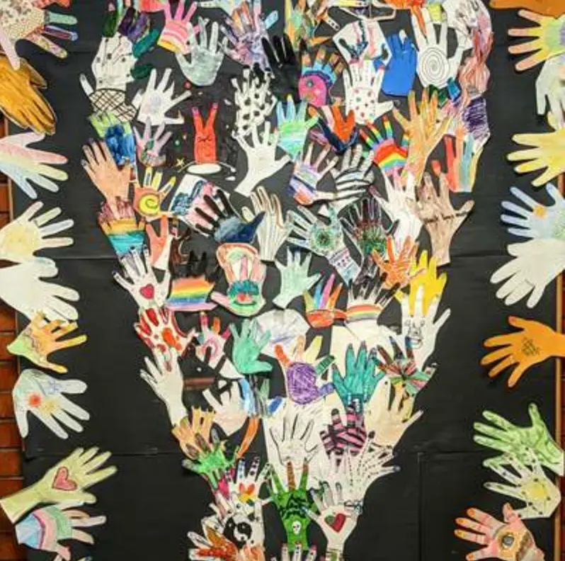 Hands Art Collage