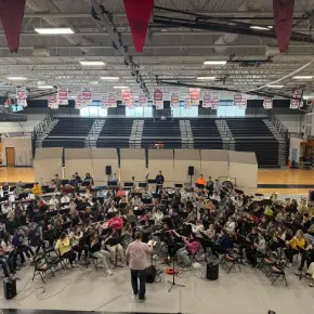 Band performing