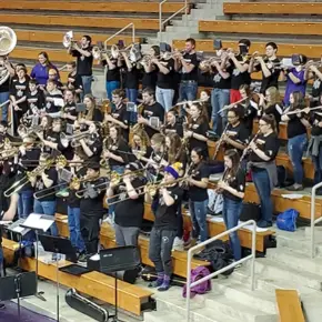 Band performing