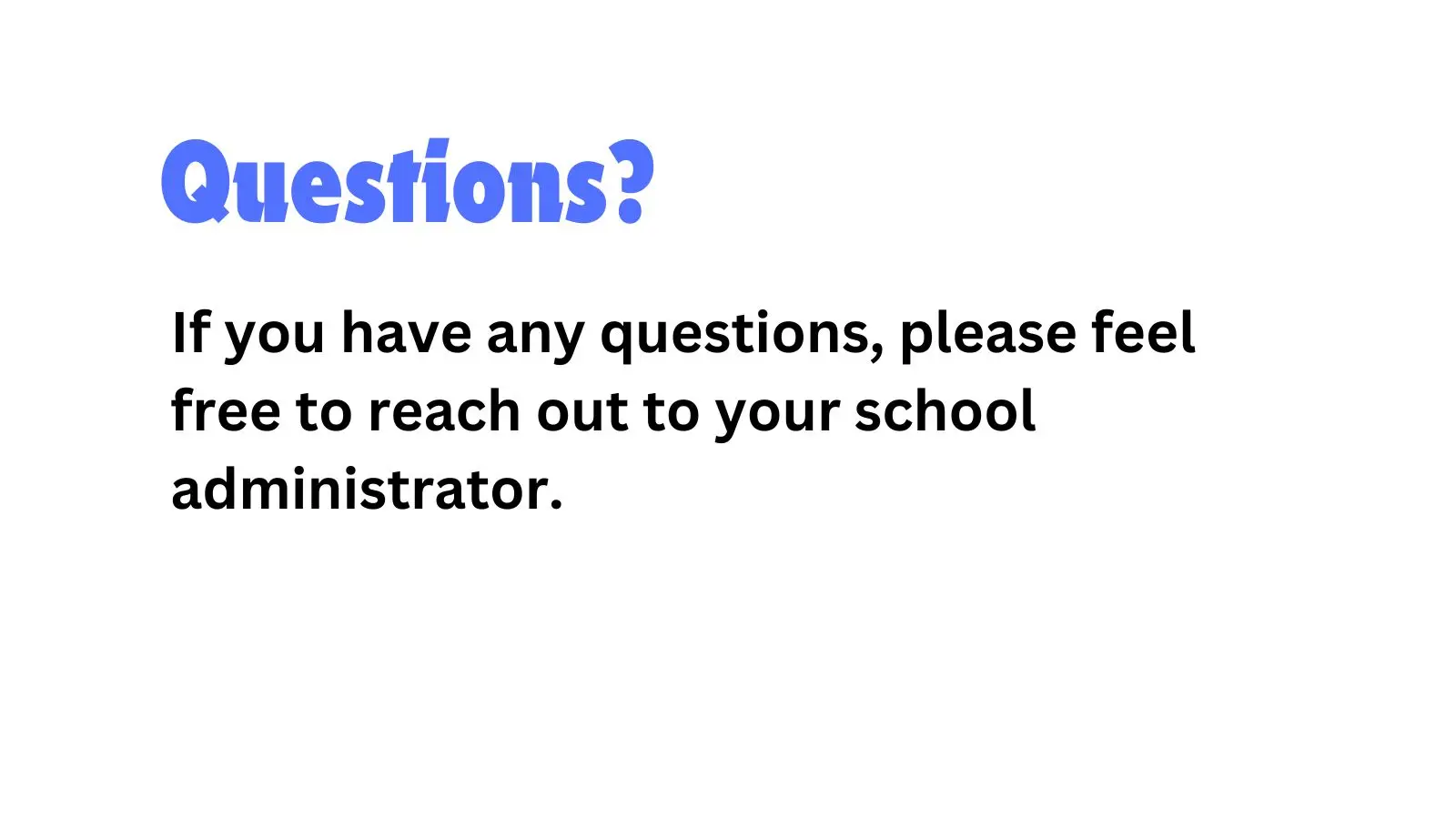Questions?