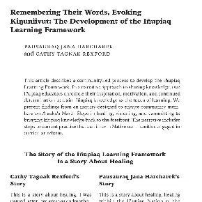 clip of Remembering Their Words article